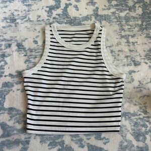 Striped Sleeveless Women's Top